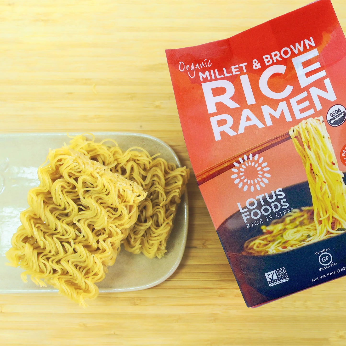 Organic Millet & Brown Rice Ramen(雑穀&玄米ラーメン)